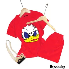 Bộ Áo Quần hình đầu vịt đeo kính Giá 190k Hàng có sẵn giao ngay Chất liệu thun cotton