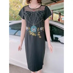 Đầm đính đá siêu đẹp Giá 299k Hàng có sẵn giao ngay Màu đen Đủ size