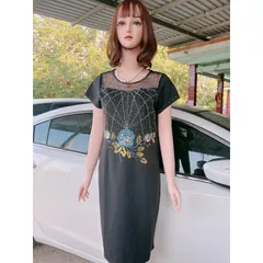 Đầm đính đá siêu đẹp Giá 299k Hàng có sẵn giao ngay Màu đen Đủ size