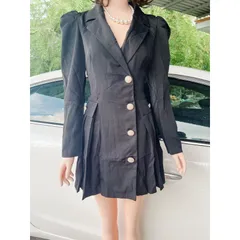 Đầm vest siêu sang , nút siêu đẹp Hàng có sẵn giao ngay Giá 290k Màu đen