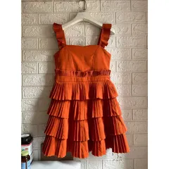 Đầm dây tầng dập ly, có mút ngực * Màu sắc: Cam Giá 250k Hàng có sẵn giao ngay SM