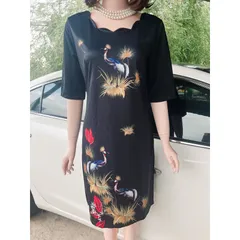 Đầm suông in 3D Hàng có sẵn giao ngay Co giãn dễ chịu Giá 290k Chất liệu thun umi