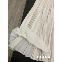 Chân váy xếp ly chữ A dáng dài công sở, đi chơi, đi học hàng cao cấp Giá 220k Hàng cao cấp Màu kem
