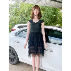 Đầm tầng siêu đẹp Giá 290k Hàng có sẵn giao ngay SM Màu đen Hàng Quảng Châu