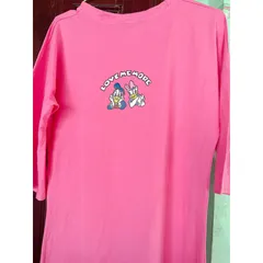 Đầm thun hồng vịt siêu cute Giá 199k Hàng có sẵn giao ngay Hàng đường may đẹp, kỹ, đúng mô tả.