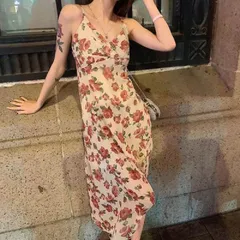 Đầm hoa 2 dây siêu đẹp Giá 290k HÀng có sẵn giao ngay Hàng chup thật 100%
