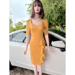 ĐẦM đính Ngọc SANG TRỌNG Hàng có sẵn giao ngay SML Giá  290k Chất liệu umi co giãn dễ mặc