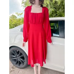 Đầm  nhún nguc, tôn eo Hàng có sẵn giao ngay XL Đúp lót 2 lớp Chất liệu chifffon cao cấp  Giá 290k Đủ size tới 80kg