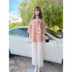 Áo lụa trung niên ép đá cao cấp mềm mịn mát, ko bai ko xù + quần lụa Đủ size Giá 290k/ cả set Chất liệu lụa Latin xịn
