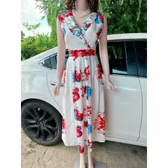 Đầm họa tiết sang trọng Hàng có sẵn giao ngay  Giá 290k Vừa dây kéo vừa bo chun co giãn dễ mặc  Dưới 70kg mặc đẹp