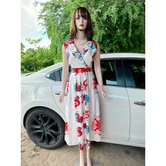 Đầm họa tiết sang trọng Hàng có sẵn giao ngay  Giá 290k Vừa dây kéo vừa bo chun co giãn dễ mặc  Dưới 70kg mặc đẹp