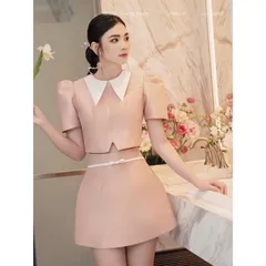 Set thiết kế phong cách tiểu thư tao nhã SET ÁO THIẾT KẾ KÈM CHÂN VÁY  BỘ NỮ THIẾT KẾ ĐẸP VÀ XINH XẮN Giá 290k / set