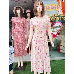 Đầm hoa siêu đẹp Giá 290k/ đầm Hàng có sẵn giao ngay