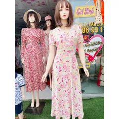 Đầm hoa siêu đẹp Giá 290k/ đầm Hàng có sẵn giao ngay