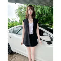 Set áo khoác vesst + áo + chân váy có sẵn lót quần Hàng có sẵn giao ngay  Giá 290k/ cả set Size SM