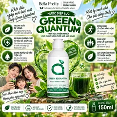 Green Quantum Nước Uống Cô Đặc 150ml – Tảo Nannochloropsis, Chiết Xuất Diệp Lục, Hương Bạc Hà