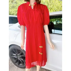 Đầm đỏ 2 lớp  Hàng có sẵn XL Giá 290k Hàng đẹp