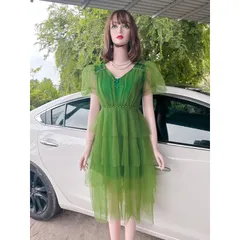 Đầm công chúa tầng màu xanh đính ngọc  Hàng có sẵn giao ngay  Giá 320k Hàng cao cấp Đủ size SML Đúp lót 2 lớp
