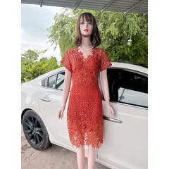 ĐẦM REN SANG CHẢNH dịu dàng thanh lịch, sang trọng 👉 chất liệu ren co giãn 👉 hàng cao cấp Giá 320k