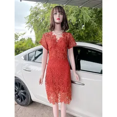 ĐẦM REN SANG CHẢNH dịu dàng thanh lịch, sang trọng 👉 chất liệu ren co giãn 👉 hàng cao cấp Giá 320k
