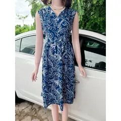 Đầm họa tiết sang trọng Giá 290k Hàng có sẵn giao ngay  Đủ size tới 70kg