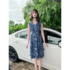 Đầm họa tiết sang trọng Giá 290k Hàng có sẵn giao ngay  Đủ size tới 70kg