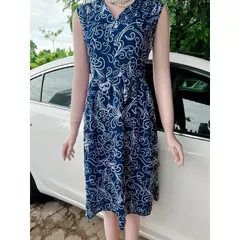 Đầm họa tiết sang trọng Giá 290k Hàng có sẵn giao ngay  Đủ size tới 70kg