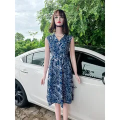 Đầm họa tiết sang trọng Giá 290k Hàng có sẵn giao ngay  Đủ size tới 70kg
