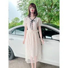 Không mơ cổ tích hoang đường  Chỉ mơ những lúc bình thường vẫn xinh 🥰🥰 SÉT REN NUDE MIDI TIỂU THƯ NƠ ĐEN