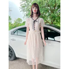 Không mơ cổ tích hoang đường  Chỉ mơ những lúc bình thường vẫn xinh 🥰🥰 SÉT REN NUDE MIDI TIỂU THƯ NƠ ĐEN