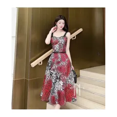 Set áo 2 dây phối ren mix chân váy báo sang chảnh. Hàng 2 lớp sang lắm , có sẵn mút ngực Size sml Đỏ- xanh Giá 400k