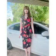 Đầm lụa sang xịn, hàng cao cấp, có sẵn cầu vai xịn Hàng có sẵn giao ngay 2S Hàng chính chủ  Giá 400k Chất liệu lụa