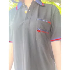 Áo polo thiết kế túi ngực phối cổ viền đen đỏ KÈM ẢNH THẬT] ÁO POLO FORM ĐỨNG BASIC DỄ MẶC CHẤT BAO ĐEP Nam nữ