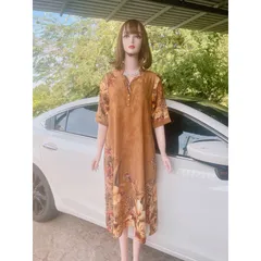 Đầm Cho Mẹ Chất Liệu Lụa Mango Cao Cấp Mềm Mịn Không Nhăn Xù Mẫu Mã Đa Dạng Đủ Size tới 80kg Hàng có sẵn giao ngay
