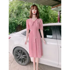 🍭 Đầm dáng dài xếp ly siêu đẹp New 100%, Freesize dưới 70kg mặc đẹp Giá 290k Hàng có sẵn giao ngay Chất liệu voan
