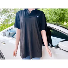 Áo polo nam  nữ  đều mặc đẹp, áo thun,,thể thao,cầu lông,co dãn,thấm hút,màu đen Giá 190k Hàng có sẵn giao ngay