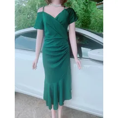 Đầm đuôi cá co giãn dễ mặc
