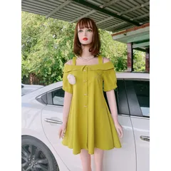 Đầm ép đá đính hoa siêu đẹp Hàng có sẵn giao ngay Màu xanh cốm  Giá 290k, người ta đang bán gần 4xx Form xuông rộng