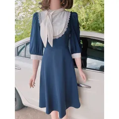 Đầm xoè màu xanh than phối cổ trắng Hàng chính phẩm DVC Đủ size SML Giá 350k, người ta đang bán gần 9xx Hàng có sẵn giao
