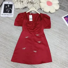 Đầm Bigsize taffa đính nơ hạt đá rời, Đầm cổ vuông đính nơ Giá 290k Hàng có sẵn giao ngay  Eo dưới 102cm