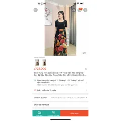 Đầm Trung Niên  Đầm Xòe Dáng Dài Quý Bà   Đầm Xòe Trung Niên Size Lớn In Hoa  Giá 290k, người ta đang bán gần 8xx