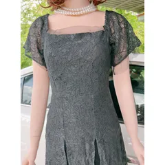 Đầm ren kèm lót thời trang thiết kế nữ  tay ngắn phối lớp lưới đầm dài xòe nhẹ nhàng sang trọng Giá 250k Hàng có sẵn