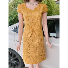 Đầm ren đính kết ngọc siêu đẹp Giá 350k Hàng có sẵn giao ngay Chất liệu ren phối umi co giãn dễ chịu