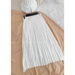 Chân váy dập li dáng dài dày dặn, váy xếp li, MÀU TRẮNG Giá 190k Hàng có sẵn giao ngay Hàng chính chủ C