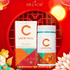 Viên Uống Lacir Vital C Hỗ Trợ Sáng Da Tăng Cường Sức Khỏe Nâng Cao Đề Kháng