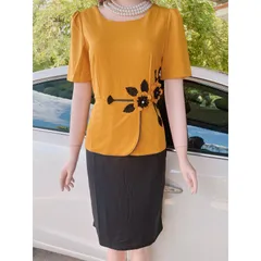 Đầm phối peplum