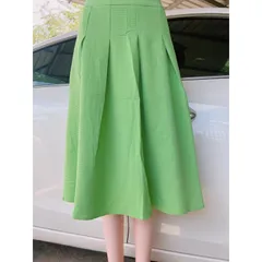 Chân váy gấm xốp xếp li xòe ngang gối Hàng chính chủ ND Hàng có sẵn giao ngay S Giá 190k/ chân váy