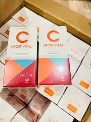 Viên Uống Lacir Vital C Hỗ Trợ Sáng Da Tăng Cường Sức Khỏe Nâng Cao Đề Kháng
