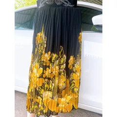 Chân Váy Xếp Ly Dài  In Họa Tiết  Giá 199k Hàng có sẵn giao ngay Xếp ly siêu đẹp Lưng eo co giãn dễ chịu