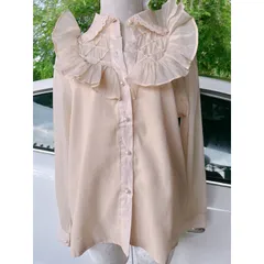 Áo Sơ Mi Tơ Bèo Cổ ✔Màu sắc: Kem Size: Freesize Áo kiểu nữ đẹp mang thiết kế thanh lịch, tinh tế sẽ tạo nên sức hút